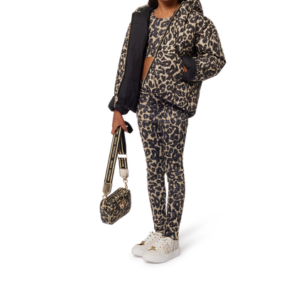 Leggings con stampa animalier MICHAEL KORS BAMBINA
