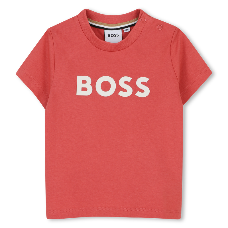 T-SHIRT A MANICHE CORTE BOSS 
                        RAGAZZO