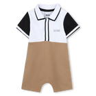 Tutina corta color-block BOSS 
                    RAGAZZO