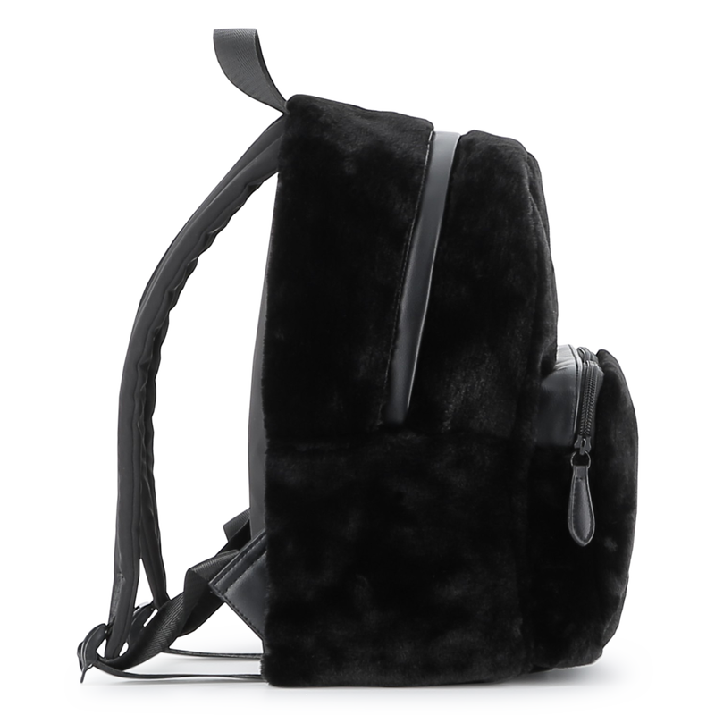 Piccolo zaino in soffice pile KARL LAGERFELD KIDS 
                        BAMBINA