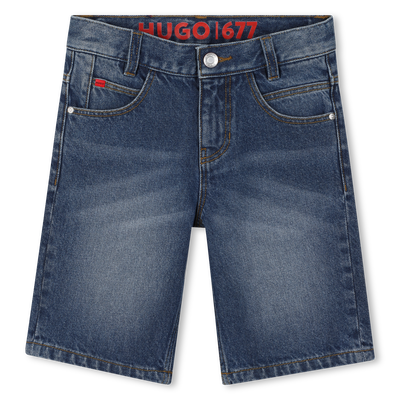 BERMUDA IN DENIM HUGO RAGAZZO