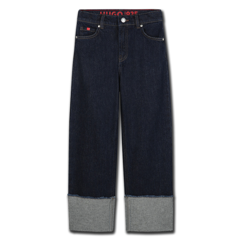 Pantaloni in denim HUGO 
                        BAMBINA