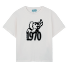 T-shirt a maniche corte, BIANCO SPORCO, hi-res