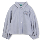 Blusa in cotone a righe KENZO KIDS 
                    BAMBINA