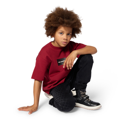 T-shirt a maniche corte KARL LAGERFELD KIDS RAGAZZO