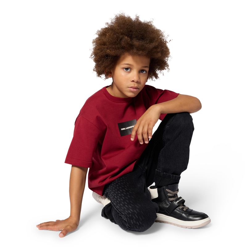 T-shirt a maniche corte KARL LAGERFELD KIDS 
                        RAGAZZO