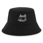 Bob in cotone con bordi lunghi KARL LAGERFELD KIDS 
                    BAMBINA