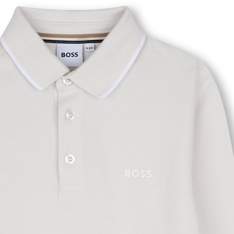 Polo a maniche lunghe BOSS 
                        RAGAZZO