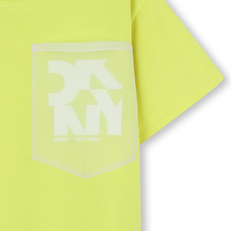 T-shirt ampia maniche corte DKNY 
                        BAMBINA