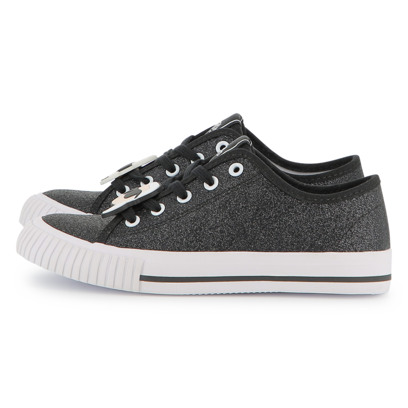Sneakers basse con lacci KARL LAGERFELD KIDS 
                        BAMBINA