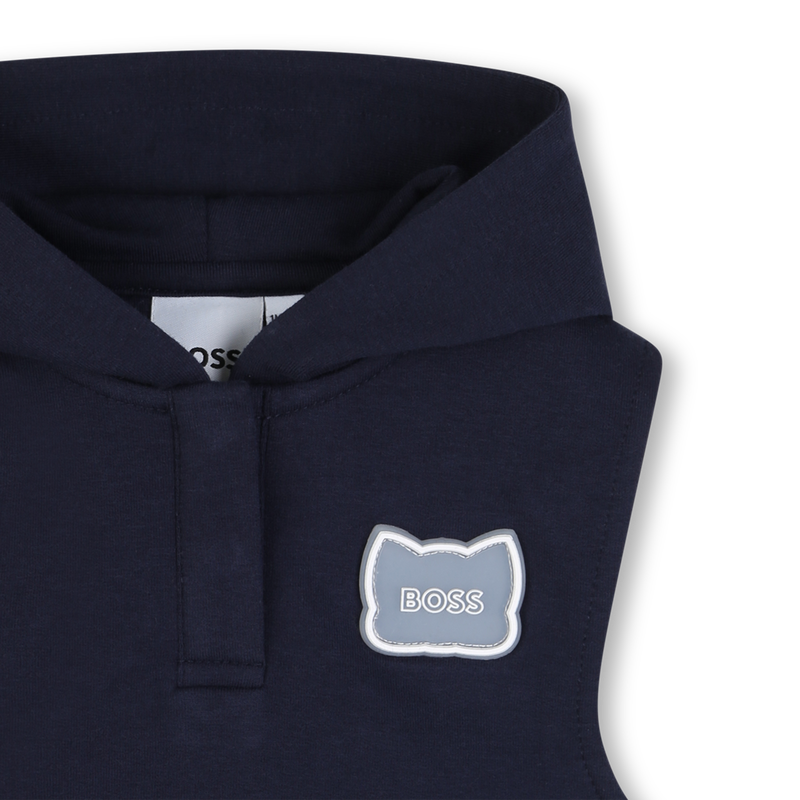 SET T-SHIRT + FELPA + PANTALONCINI BOSS 
                        RAGAZZO