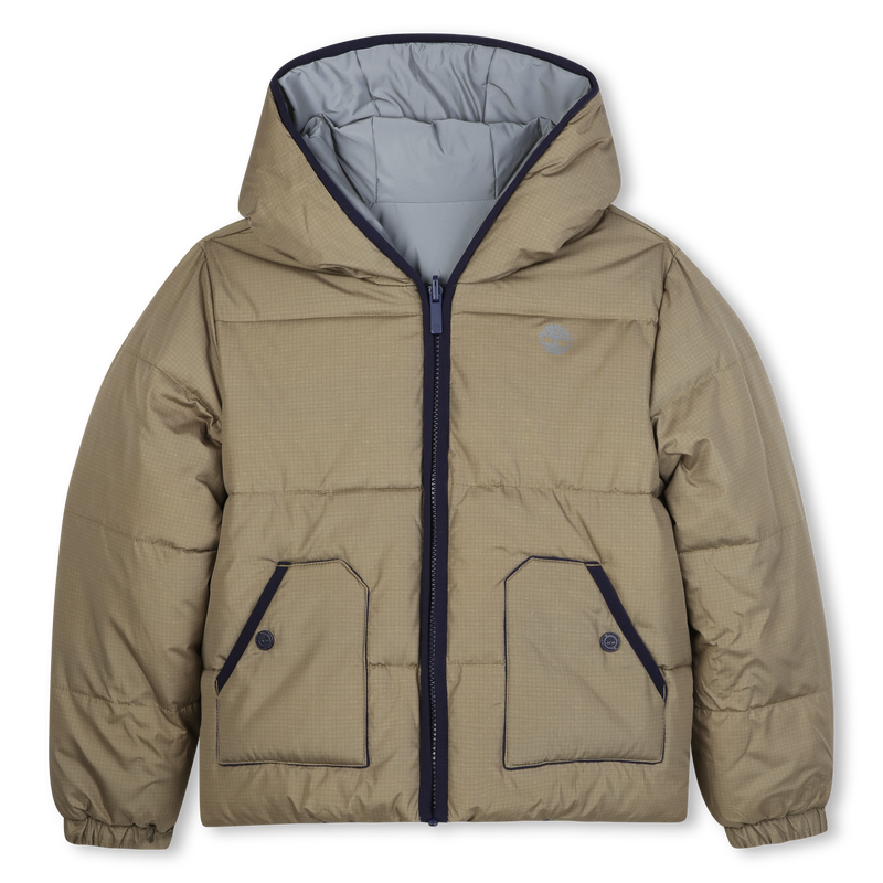 Piumino reversibile con cappuccio TIMBERLAND 
                        RAGAZZO