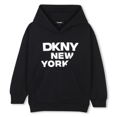 Felpa con stampa in rilievo DKNY UNISEX