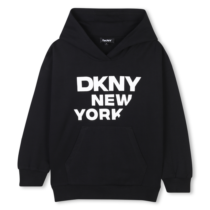 Felpa con stampa in rilievo DKNY 
                        UNISEX