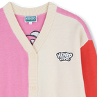 Cardigan in maglia con scollo a v KENZO KIDS 
                    BAMBINA