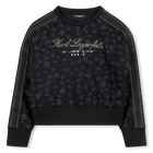 Felpa in doppio jersey KARL LAGERFELD KIDS 
                    BAMBINA
