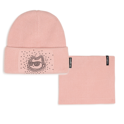 Set berretto e scaldacollo KARL LAGERFELD KIDS BAMBINA