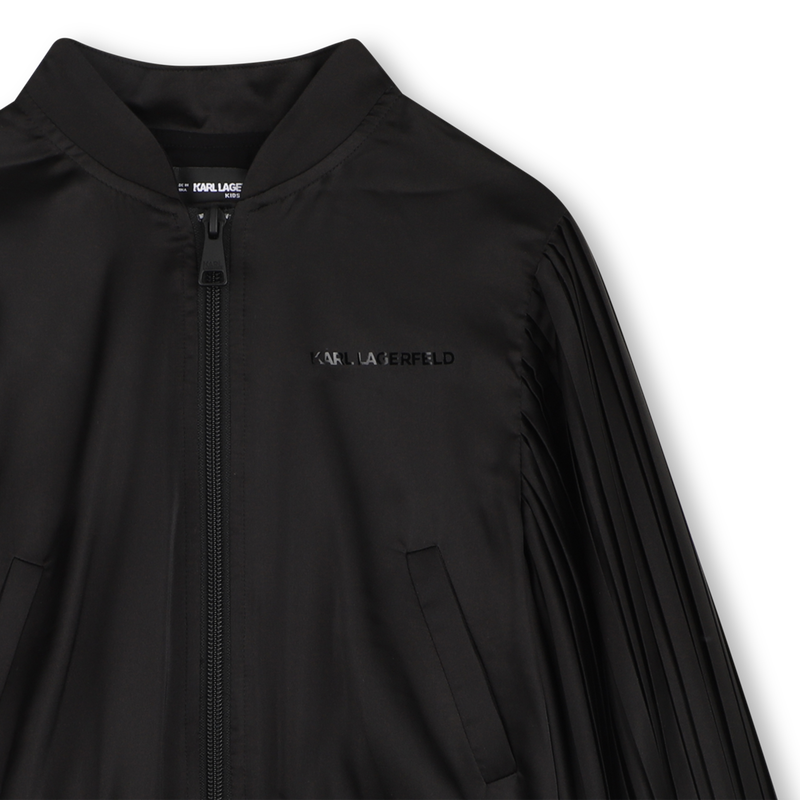 Giacca con maniche plissettate KARL LAGERFELD KIDS 
                        BAMBINA