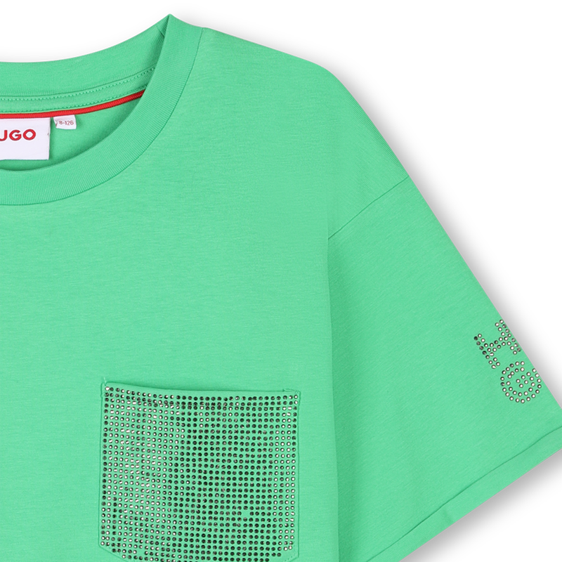 T-shirt a maniche corte HUGO 
                        BAMBINA