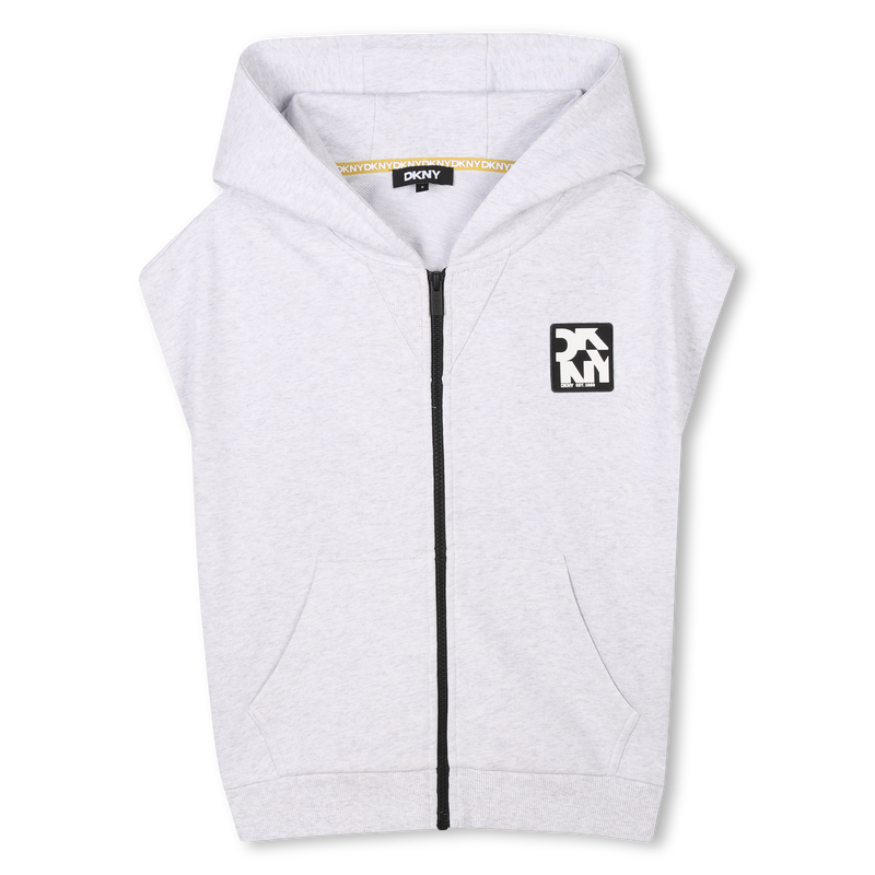 Cardigan senza maniche con zip DKNY 
                        UNISEX