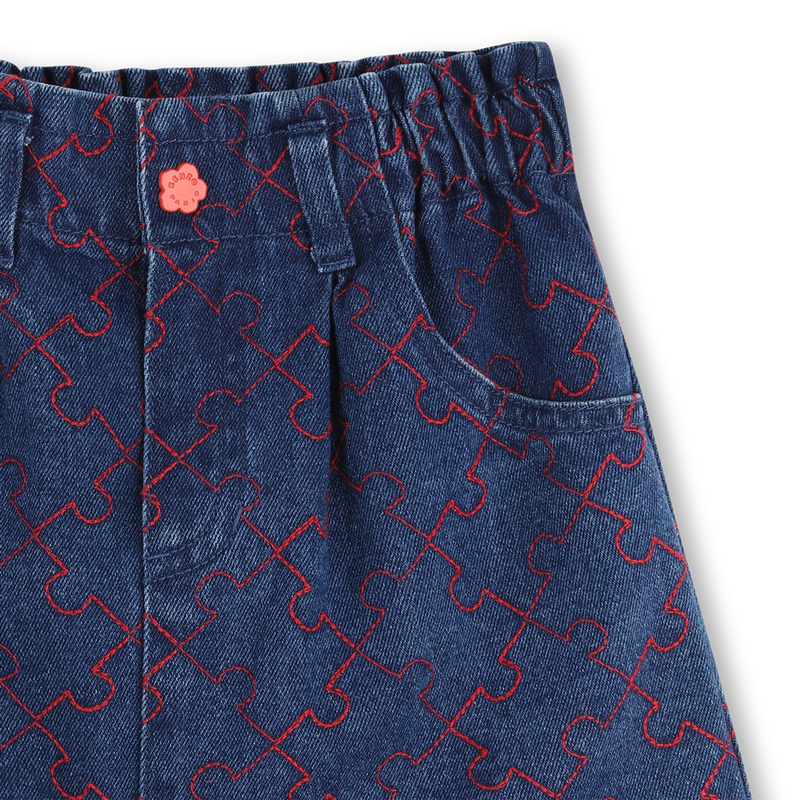 Gonna in denim KENZO KIDS 
                        BAMBINA