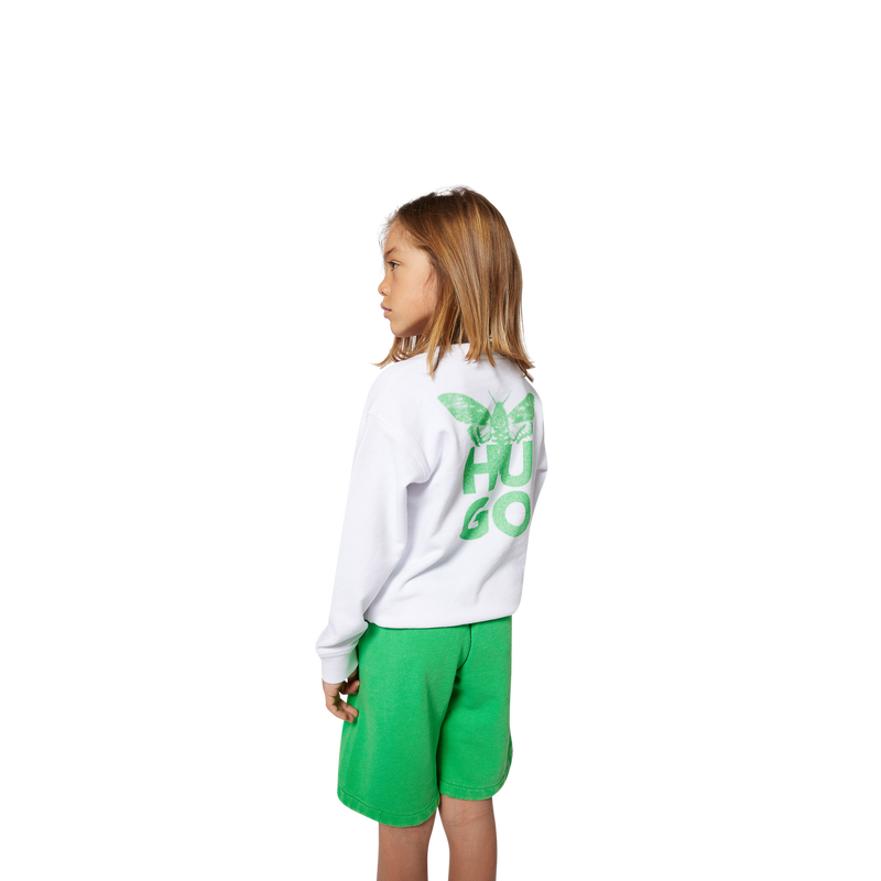 Bermuda da jogging in felpa HUGO 
                        RAGAZZO