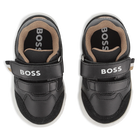 Sneakers con chiusura a strappo BOSS 
                    RAGAZZO