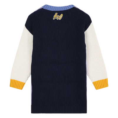 Multicolored Knitted Dress KENZO KIDS BAMBINA