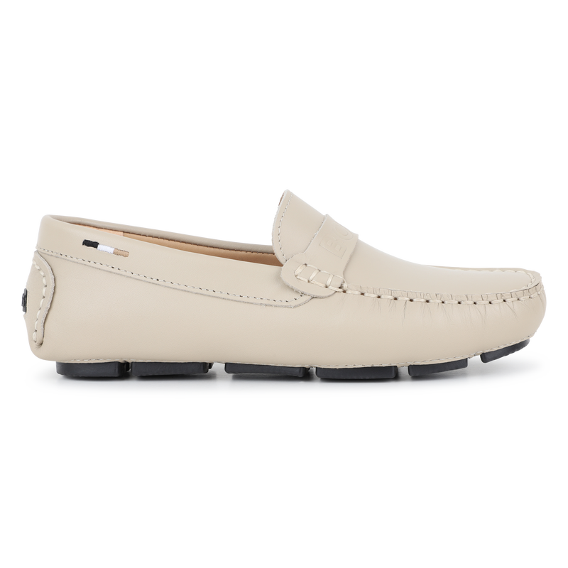 Mocassini in pelle BOSS 
                        RAGAZZO