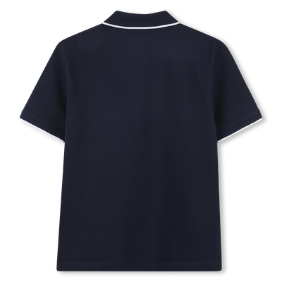 Polo in cotone taglio dritto BOSS RAGAZZO