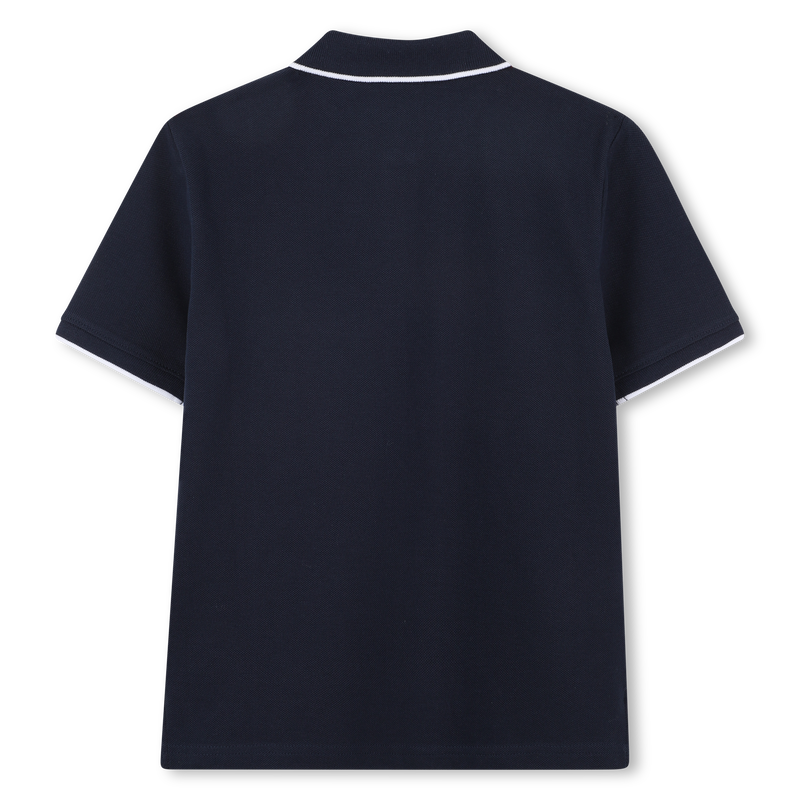 Polo in cotone taglio dritto BOSS 
                        RAGAZZO