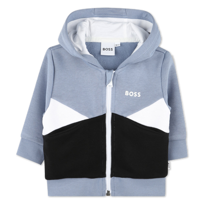 CARDIGAN CON CAPPUCCIO BOSS RAGAZZO