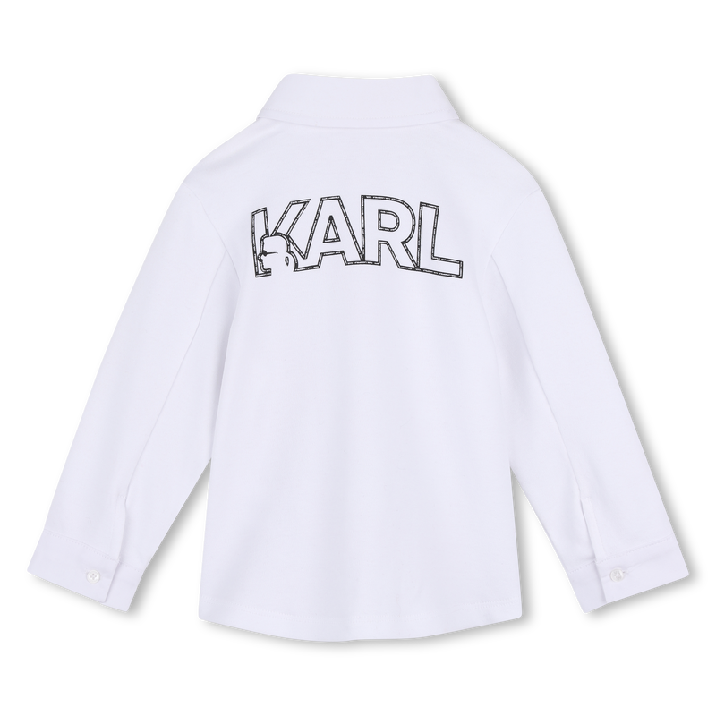 Completo camicia e pantaloni KARL LAGERFELD KIDS 
                        RAGAZZO