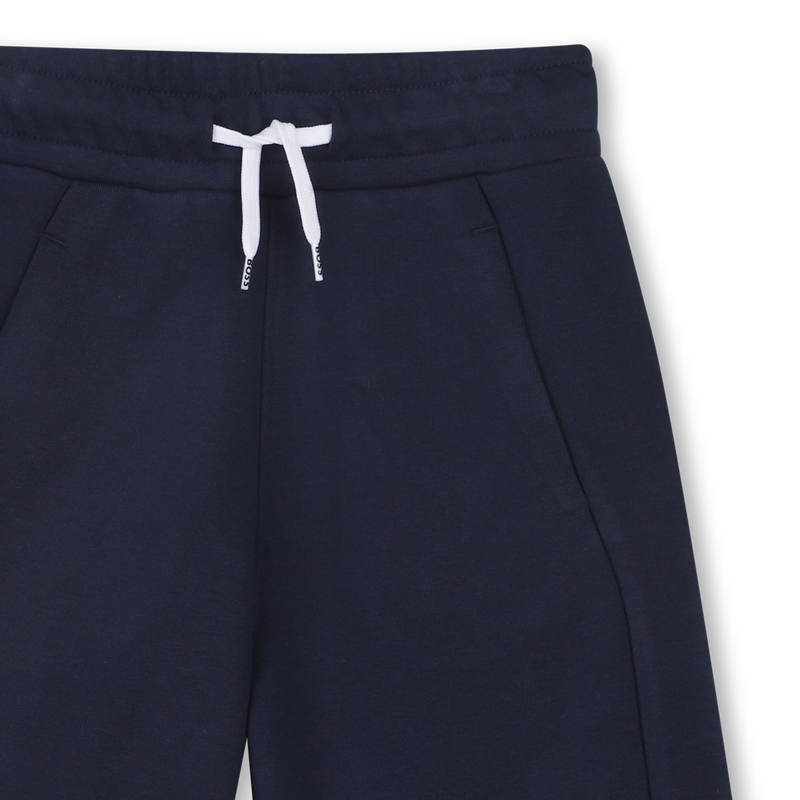 Bermuda in felpa tinta unita BOSS 
                        RAGAZZO