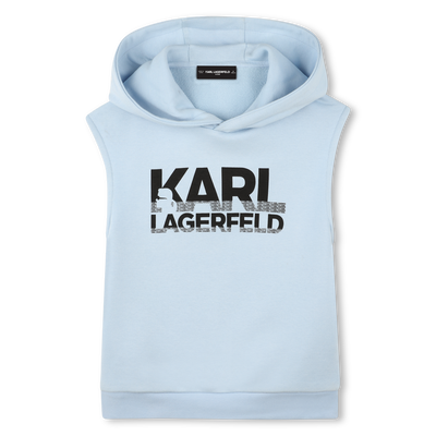 Felpa con cappuccio KARL LAGERFELD KIDS RAGAZZO