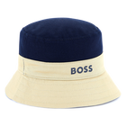 Bob reversibile in cotone BOSS 
                    RAGAZZO