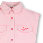 Abito bi-materiale BILLIEBLUSH 
                    BAMBINA