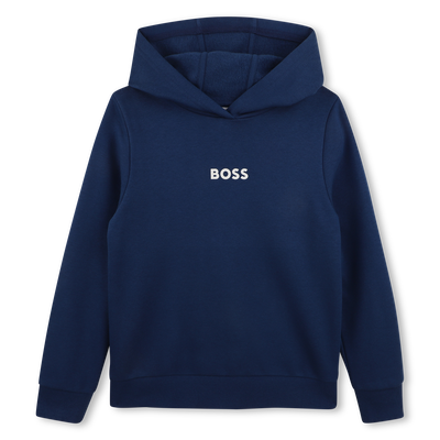 FELPA CON CAPPUCCIO BOSS BAMBINO