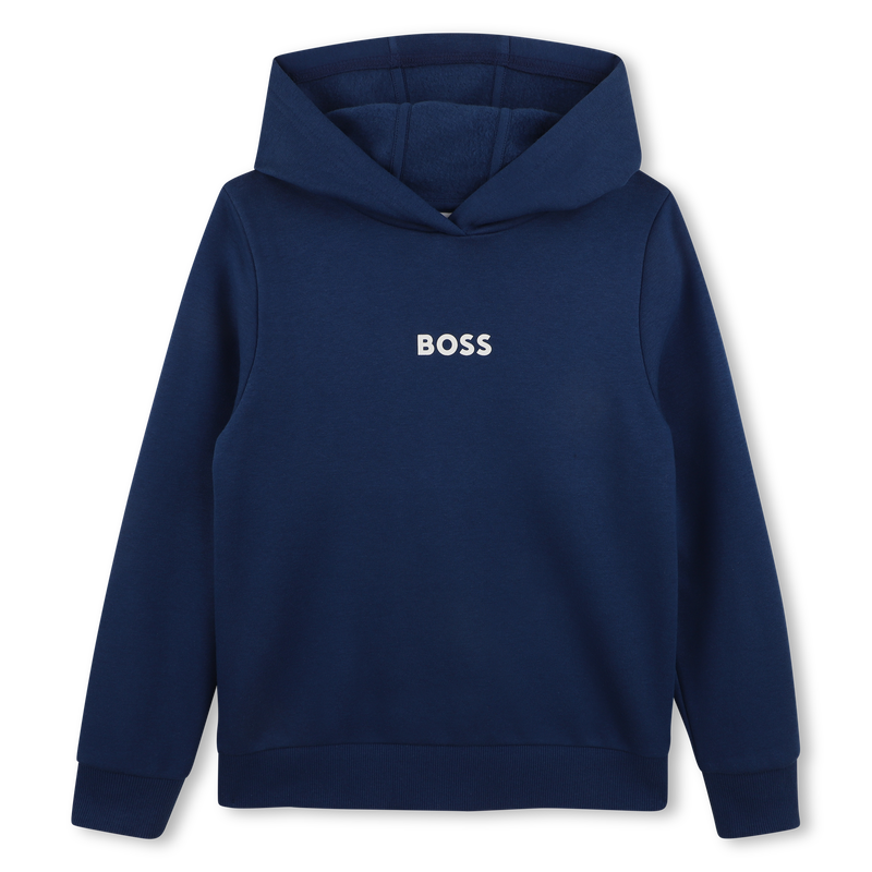 FELPA CON CAPPUCCIO BOSS 
                        BAMBINO