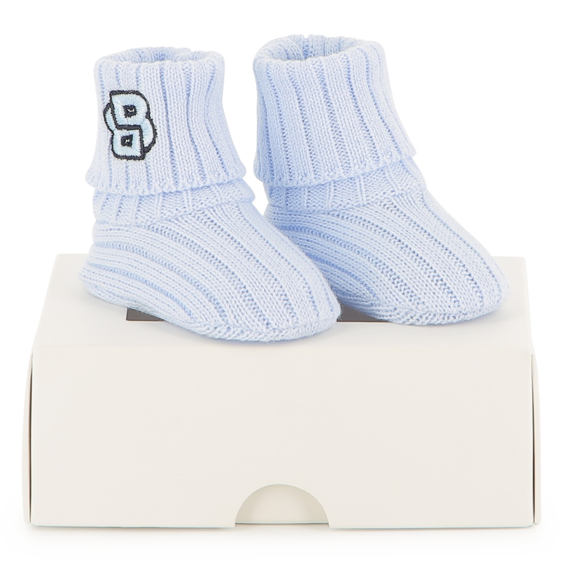 Pantofole lavorate a maglia BOSS 
                        RAGAZZO