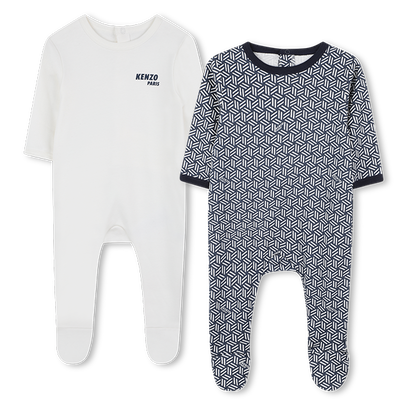 Set di due pigiami in cotone KENZO KIDS UNISEX
