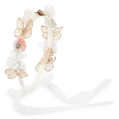 Cerchietto fiori e farfalle BILLIEBLUSH BAMBINA