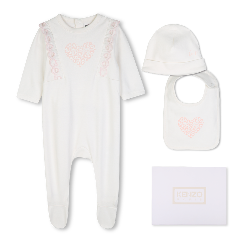 Set pigiama, berretto e bavaglino KENZO KIDS 
                        BAMBINA