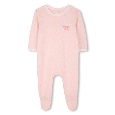 Pigiama con bottoni in cotone KENZO KIDS BAMBINA
