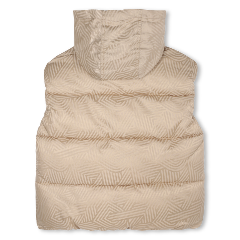 Piumino smanicato idrorepellente DKNY 
                        BAMBINA