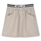 Gonna con elastico in vita KARL LAGERFELD KIDS 
                    BAMBINA