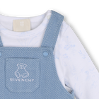 Completo salopette e t-shirt GIVENCHY 
                    BAMBINO
