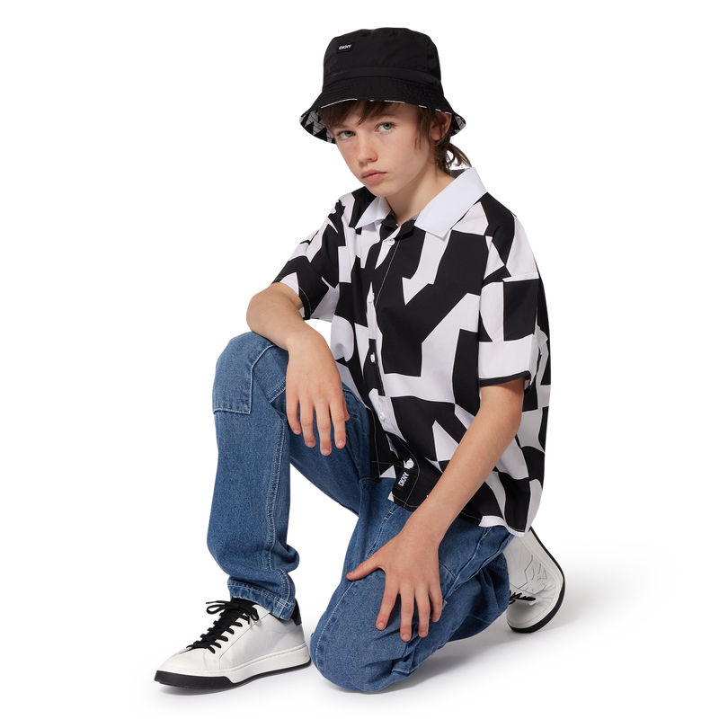 Camicia maniche corte cotone DKNY 
                        UNISEX