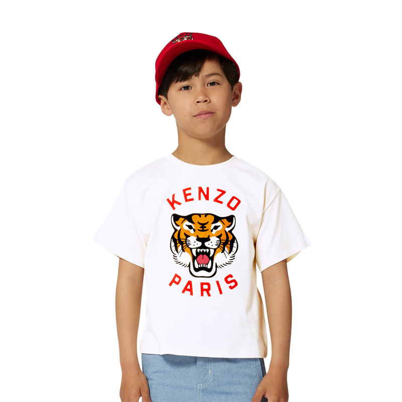 Cappellino ricamato in cotone KENZO KIDS 
                        UNISEX