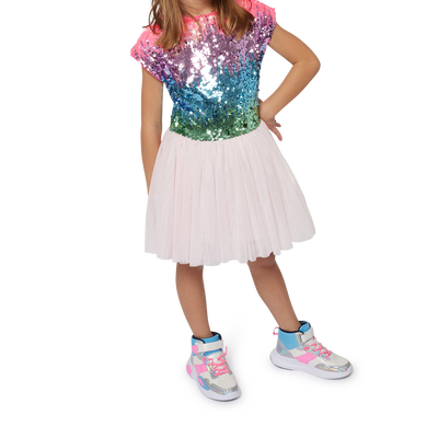 Vestito cerimonia paillettes BILLIEBLUSH BAMBINA